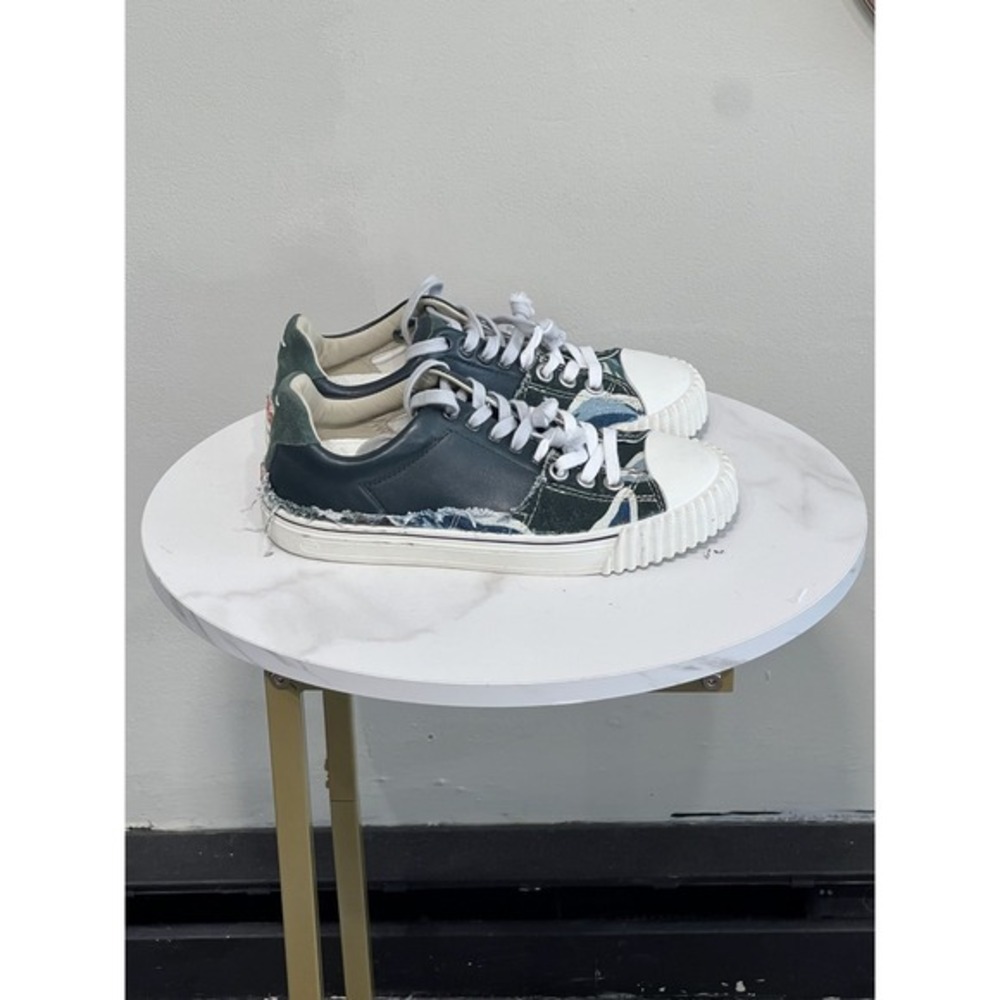 Maison Margiela Decortiqué Low Top Canvas Leather Sneakers Shoes Size 35 / 36